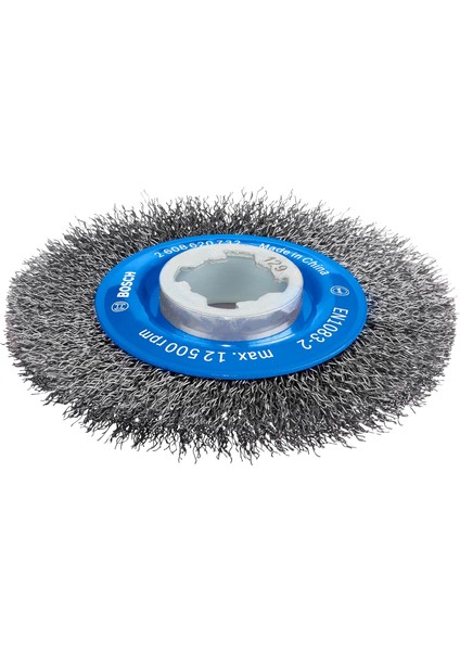 Professional Accessories Cam Fırçası, Dalgalı Tel Clean (Metal Için, X-Lock, Ø 115 Mm, Tel Kalınlığı 0,3 Mm)