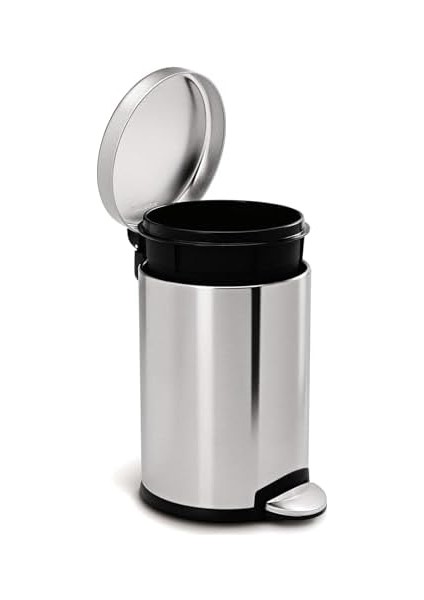 Elite Serisi 3 Litre Hacimli Iz Bırakmaz Paslanmaz Banyo-Mutfak Pedallı Çöp Kovası Antifinger modelleri