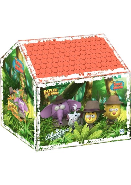 Games Kral Şakir:devler Uyandı Temalı Lisanslı Kaliteli Kumaşlı 2 Kişilik Kolay Kurulum Çocuk Oyun Çadırı
