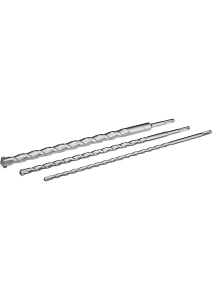 48696 3 Pc 400 mm Sds Drill Bit Set (12, 16, 25 Mm)