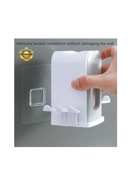 Yapışabilen 2 Kupalı Steril Otomatik Diş Macunu Sıkma Kiti Aparatı Macunluk fiyatları