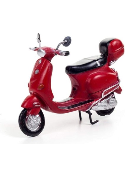 Nostaljik Klasik Dekoratif Scooter Motosiklet Biblo Süs, Çok Renkli