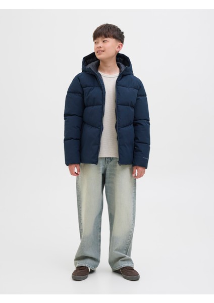 Jack Jones Jjglobal Puffer Jacket Jnr Çocuk Lacivert Mont 12283847-04 indirimleri