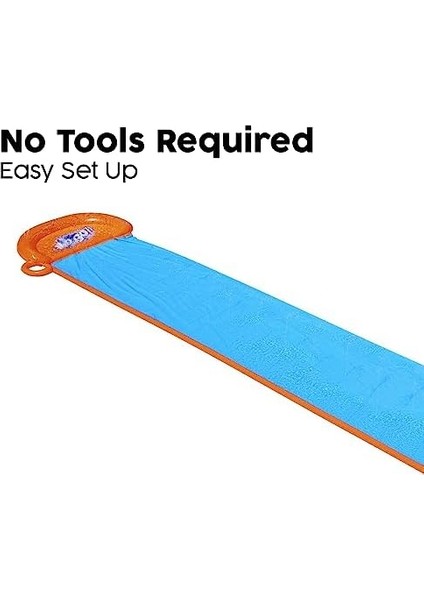 H20GO Single Su Kaydırağı, 4,88 M Şişirilebilir Dahili Fıskiyeli fiyatları