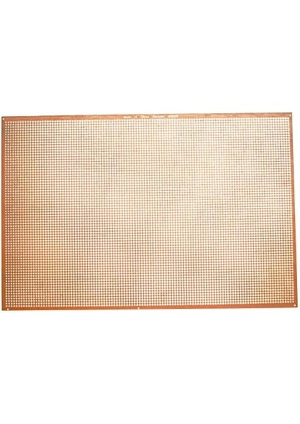 20X30 cm Delikli Pertinaks (Bakır) Tek Yüzlü