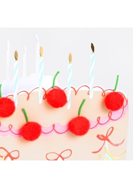 Meri - Kirazlı Pasta Tebrik Kartı fiyatları