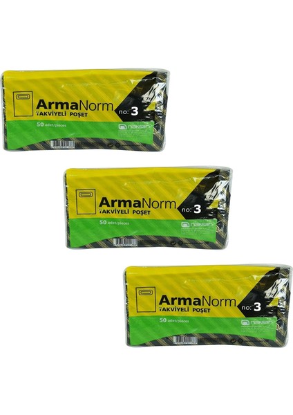 Takviyeli Ince Desenli Çizgili Siyah Çanta Poşet Torba - 33X45 Cm. - 50 Adetlik 3 Paket