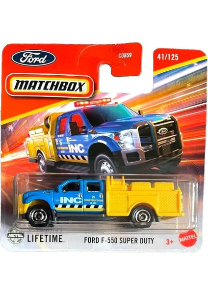 Mtchbox 1:64 Tekli Arabalar Ford F-550 Super Duty JBT08