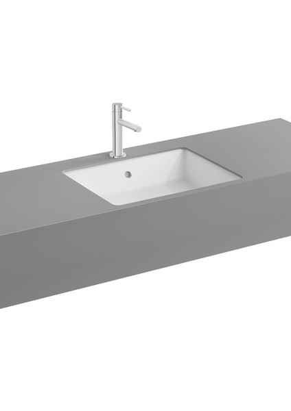 Nuo 7436B003-1082 Dikdörtgen Tezgah Altı Lavabo 50 cm Beyaz