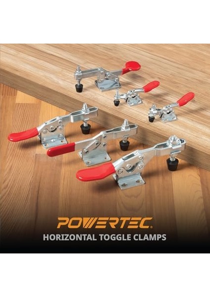 20327 Hızlı Serbest Bırakma Yatay Geçiş Kelepçesi 201B - 300 Lb Tutma Kapasitesi ve Kauçuk Basınç Ucu, 4pk modelleri