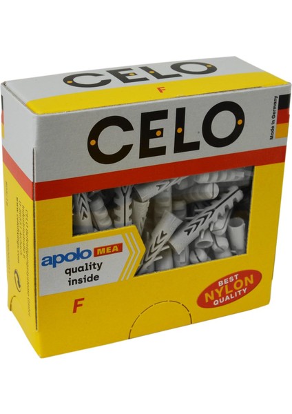 Mea Dübel F 6 mm Naylon 100 ADET