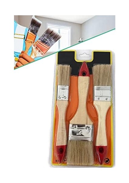 Kestirme Fırça Set 3'lü Boya Fırça Seti fiyatları