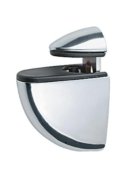 Krom Cam Raf Tutucu Aparat 2 Adet