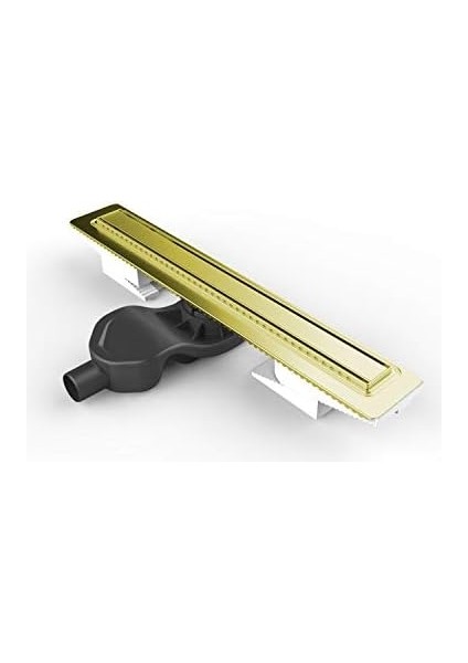 V-Flow Elegant 5701210 Duş Kanalı Yandan Çıkışlı 60 cm DK100 Parlak Altın fiyatları