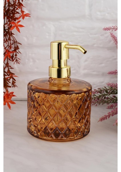 Kristal Cam Sıvı Sabunluk - Bal (Bal)