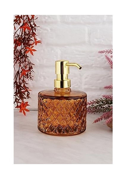 Kristal Cam Sıvı Sabunluk - Bal (Bal) modelleri