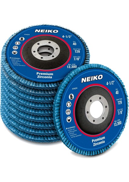 11142A Flap Disc, Konik Tip 29, 40 Grit