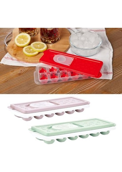 2 Adet Silikon Tabanlı Buzluk, 12'li Buz Kalıbı, Buz Kalıbı, Pratik ve Esnek Silikon Tabanlı Buzluk Seti - Içeceklerinizi Serin Tutun! modelleri