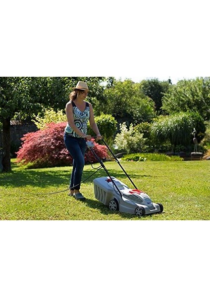 Elektro Çim Biçme Makinesi Ierm 1638 U, Grasfangbox 45 L, Kesme Genişliği 38 Cm, Kesim Yüksekliği 5-Kat Yüksekliği Ayarlanabilir 25 - 65 mm fiyatları