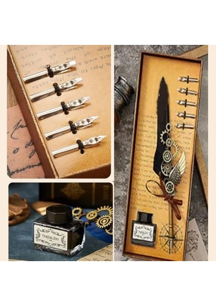 Kuş Tüyü Divit Kalem Seti fiyatları