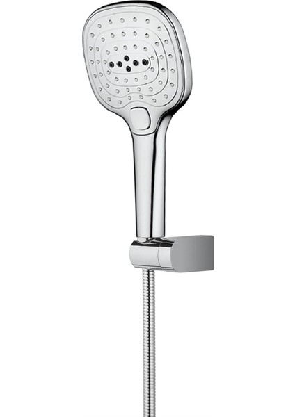 Thea Paslanmaz Çelik Örgülü Duş Spiralli Askılı Duş Seti