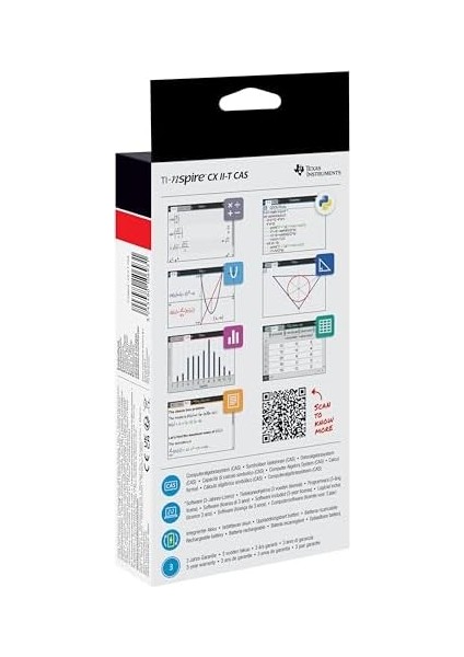 Instruments Tı-Nspire Cx Iı-T Cas Grafik Hesap Makinesi modelleri