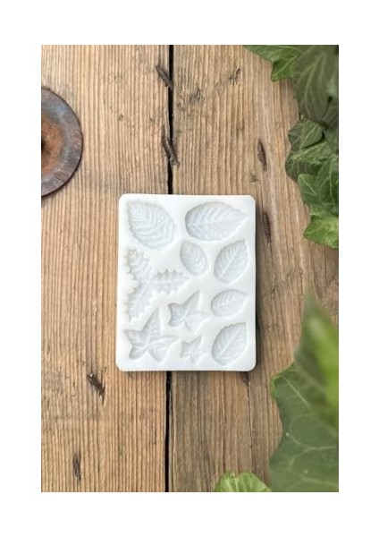 Concept Yaprak Onlu Mum Kalıbı (Silikon) modelleri