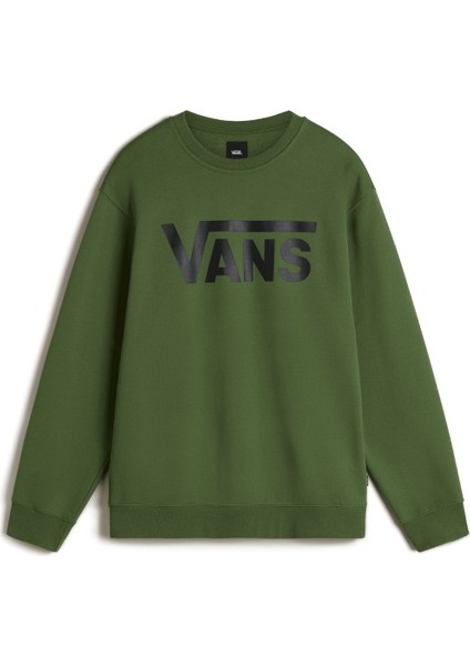 Vans Classıc Iıı Crew Erkek Yeşil Sweatshirt VN000JSFEN61