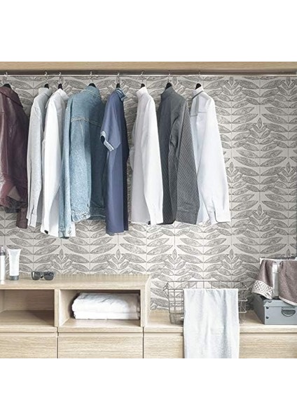 NUS3263 Arazi Soyulabilir ve Yapıştırmalı Duvar Kağıdı, Gri fiyatları