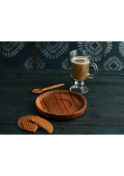 Karaağaç Ahşap Dondurma Kasesi Fincan Altlığı modelleri