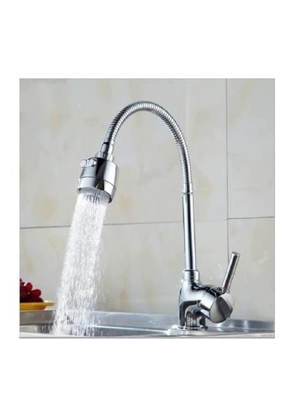Başlı 2 Fonksiyonlu Hareketli Dönebilen Hortumlu Musluk Ucu Tasarruflu Oynar Başlıklı Krom fiyatları