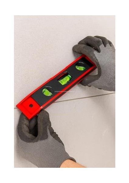 Mini Su Terazisi, 23 cm, Mıknatıslı, Kompakt Su Terazisi, Plastik Gövde, Hassas Ölçüm Seviyelendirme Aracı fiyatları