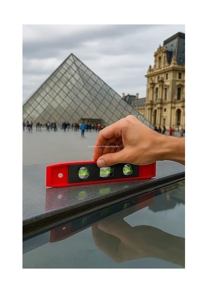 Mini Su Terazisi, 23 cm, Mıknatıslı, Kompakt Su Terazisi, Plastik Gövde, Hassas Ölçüm Seviyelendirme Aracı modelleri