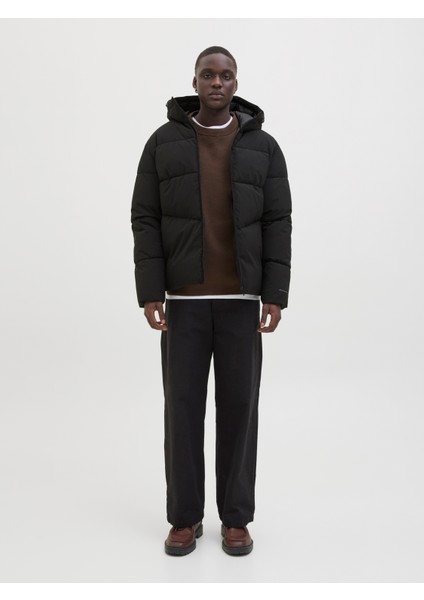 Jack Jones Jjglobal Puffer Jacket Erkek Siyah Mont 12283517-02 fiyatları