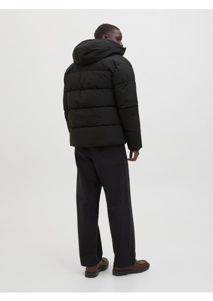 Jack Jones Jjglobal Puffer Jacket Erkek Siyah Mont 12283517-02 modelleri
