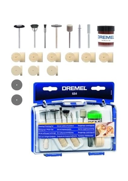 684 Parlatma Aksesuarı, Çok Amaçlı Aletler Için, Temizlik ve Cilalama Için 20 Aksesuar Seti modelleri
