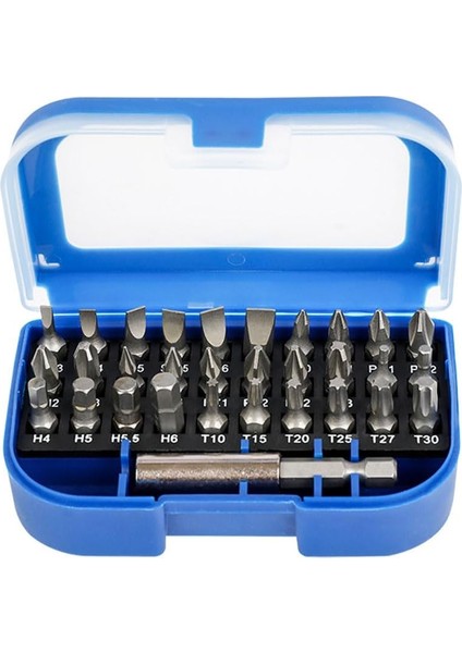 WP200513 31 Parça Cr-V Vidalama Bits Uç Seti