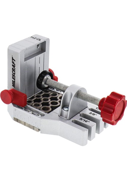 1334 Joint Master - Kendinden Sıkmalı Alüminyum Dübel Jig Kenar, Köşe ve Yüzey Eklemleri Oluşturur. Merkezleme Ara Parçaları Içerir. 1/4 Inç, 5/16 Inç ve 3/8 Inç Dübel Pimleri Için