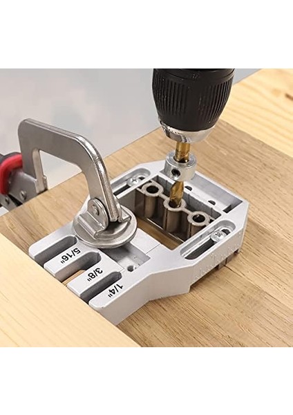 1334 Joint Master - Kendinden Sıkmalı Alüminyum Dübel Jig Kenar, Köşe ve Yüzey Eklemleri Oluşturur. Merkezleme Ara Parçaları Içerir. 1/4 Inç, 5/16 Inç ve 3/8 Inç Dübel Pimleri Için fiyatları