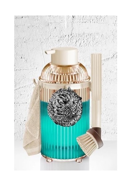 Haus Mutfak Bulaşık Temizlik Seti Havlu Askısı Fırça Sabunluk Bal 3369 fiyatları