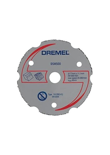 DSM20 Kompakt Testere ile Uyumlu Ahşap ve Yumuşak Malzemede Çok Amaçlı Karpit Kesme Diski (DSM500) fiyatları