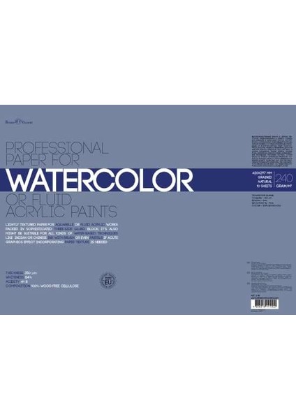 Visconti Suluboya Resim Kağıdı, Dosyalı. 10 Yp (Millimeters, 420X297) fiyatları