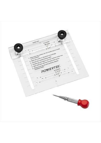 71412 Çekmece Çekme Jig Şablonu ve Merkez Delgeci