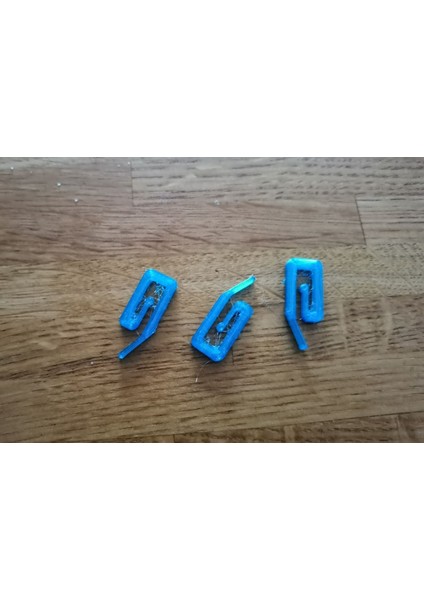 Küçük Perde Kancası - Campervan Veya Karavan Gibi Ilmekli Raylar ve Kumaşta Ilmekli Perdeler Için (Plastik Aparattır!!!) 3D modelleri