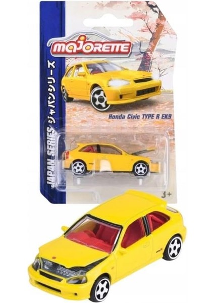 212051029 Japan Series Premium Cars Diecast Honda Civic Type R Ek9 | 1:64 Diecast Model Araba