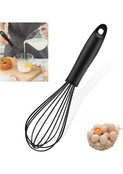 Home Büyük Boy Silikon Çırma Teli,silikon Çırpıcı,yumurta,ayran ve Pasta Için Çırpma Teli (2)