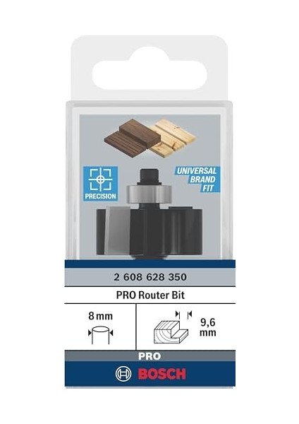 2 608 628 Aksesuarı 350 Falzfraeser 8 Mm, B 9,5 Mm, L 12,7 Mm, G 54 mm modelleri