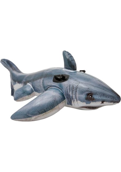 57525 Gerçekçi Köpekbalığı 173 Cm, Su Sporları, Plaj Malzemesi, Şişme Ürün, Yüzme Aksesuarı, Kamp, Dalış, Güvenlik