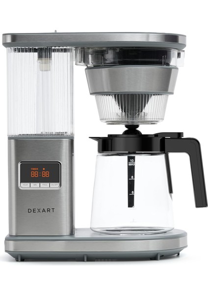 MD-5201T Brewmaster High Temperature Filtre Kahve Makinesi, Gri