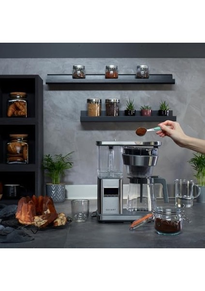 MD-5201T Brewmaster High Temperature Filtre Kahve Makinesi, Gri fiyatları